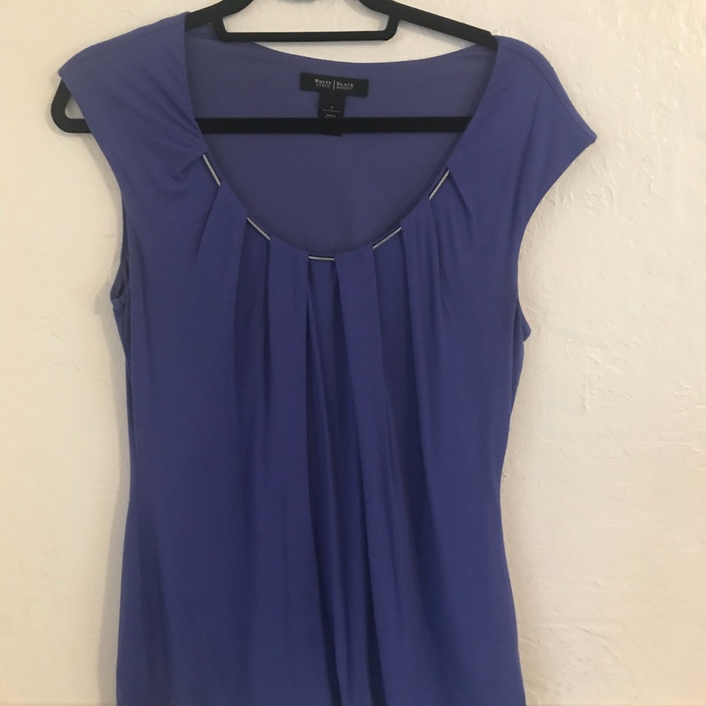 White House Black Market scoop neck top